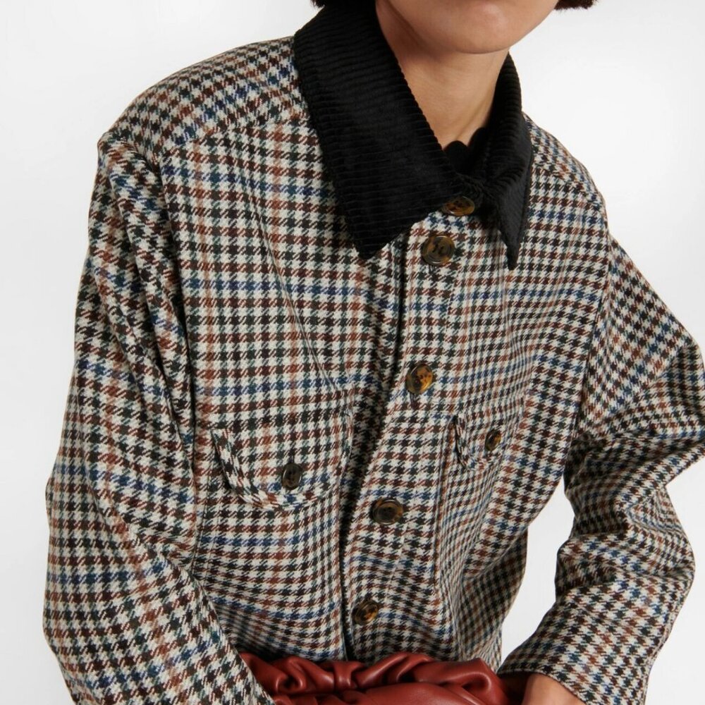 Blazé Milano Houndstooth shirt jacket
